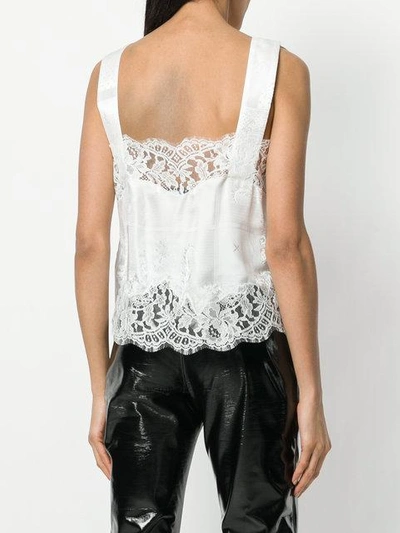 Givenchy Lace Trim Vest Top