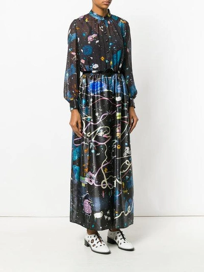Shop Tsumori Chisato Graphic Space Print Dress