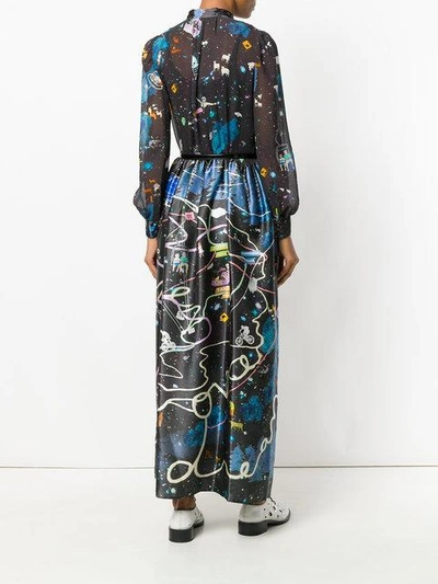 Shop Tsumori Chisato Graphic Space Print Dress