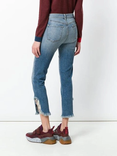 Shop J Brand Ruby Cropped Eans In Blue