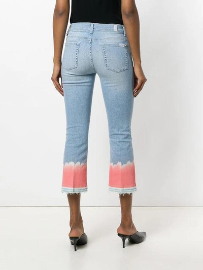 Shop 7 For All Mankind Contrast Cuff Jeans