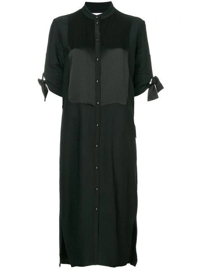 Shop Victoria Victoria Beckham Tailored Shirt Dress In Black
