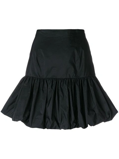 Shop Stella Mccartney Gathered Hem Skirt In Black