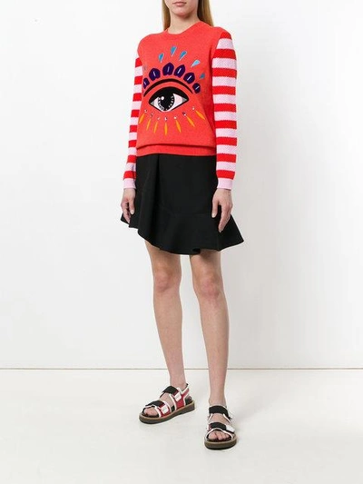 Shop Kenzo Eye Printed Jumper