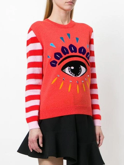 Shop Kenzo Eye Printed Jumper