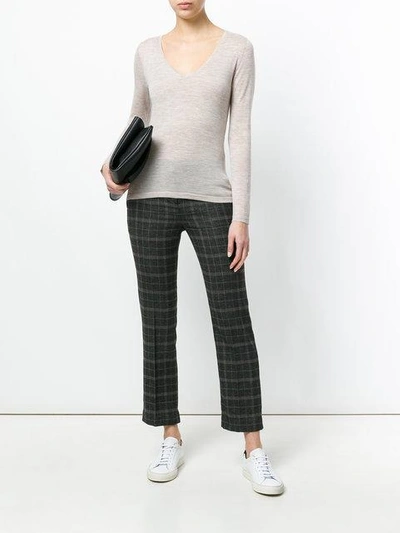 Shop N•peal Super Fine Cashmere Sweater In Neutrals