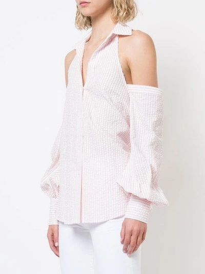 Walker cut-out shoulder blouse