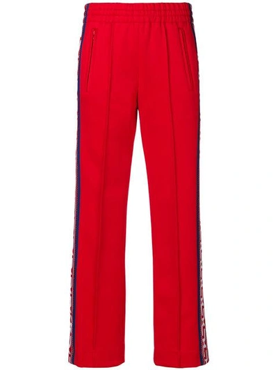 Shop Marc Jacobs Tailored Sweatpants In Red