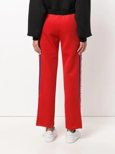 Shop Marc Jacobs Tailored Sweatpants In Red