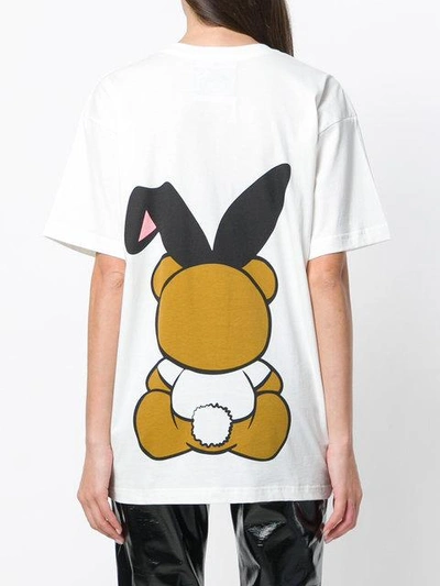 Shop Moschino Playboy Teddy T-shirt In 1001