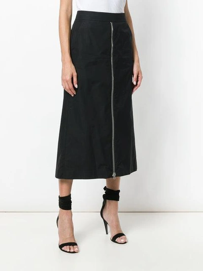 Shop Alexander Wang Cropped Skirt In Black