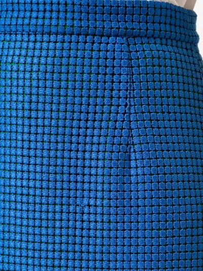 Shop Novis Tassel Hem Pencil Skirt - Blue