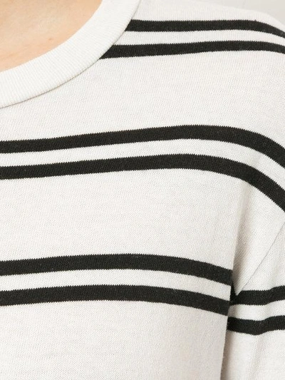 Shop Bassike Striped Jersey Top