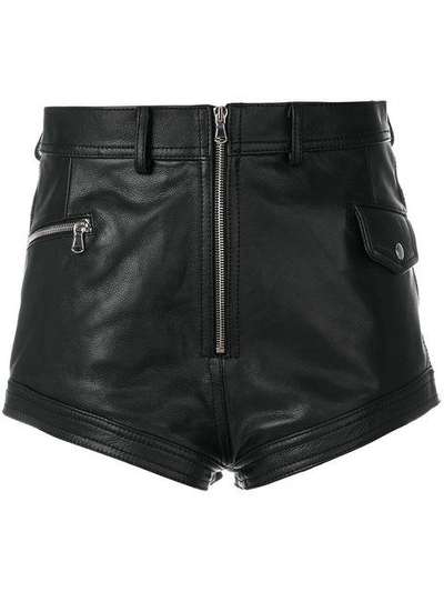 Shop Diesel Black Gold High Waist Shorts