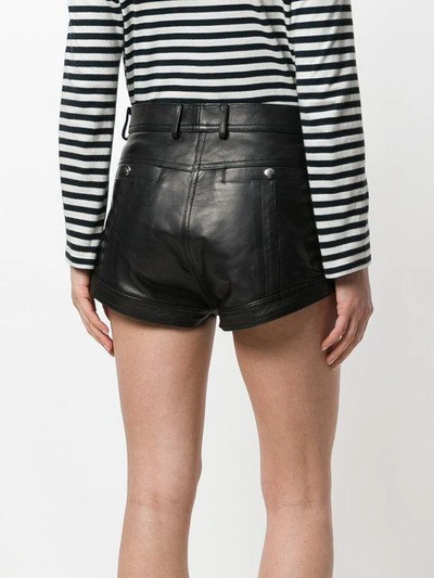 Shop Diesel Black Gold High Waist Shorts