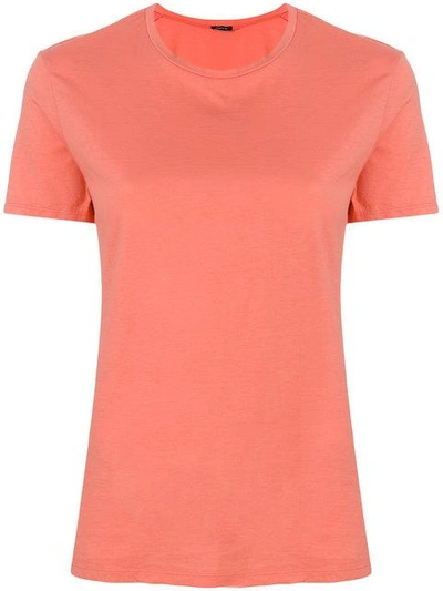 Shop Aspesi Round Neck T-shirt In Pink