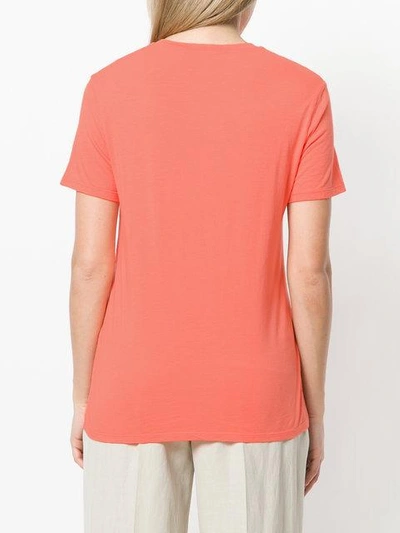 Shop Aspesi Round Neck T-shirt In Pink