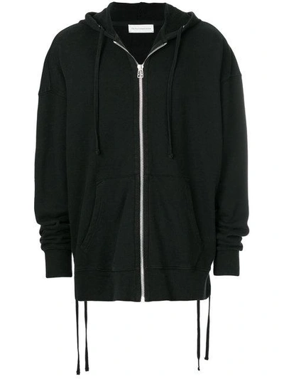 Shop Faith Connexion Classic Hooded Sweatshirt In Black