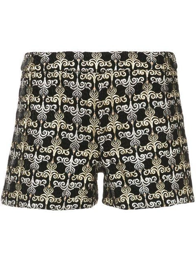 Shop Alice And Olivia Marisa Embroidered Shorts