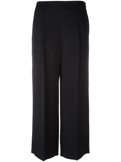 Shop Chalayan Cropped Trousers - Black