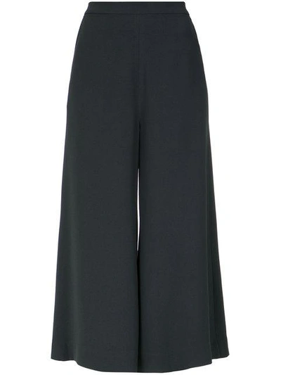 Shop Andrea Marques Cropped Trousers In Grafite