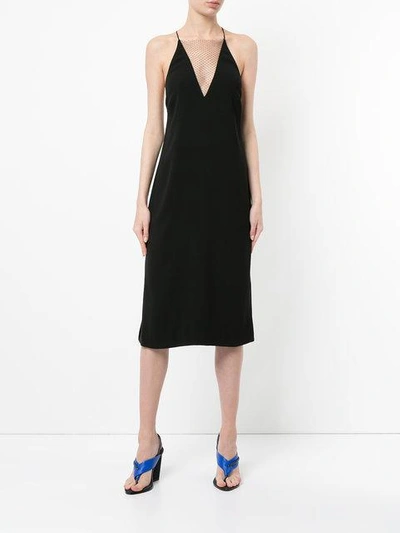 Shop Dion Lee Lace Tile Slip Dress