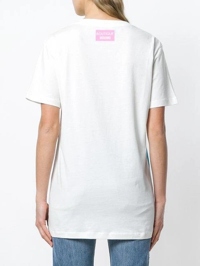 colour-block print T-shirt