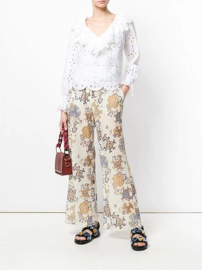 Shop See By Chloé Open Embroidery Blouse