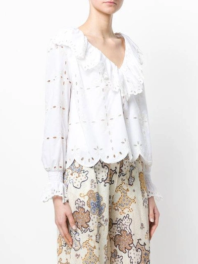 Shop See By Chloé Open Embroidery Blouse