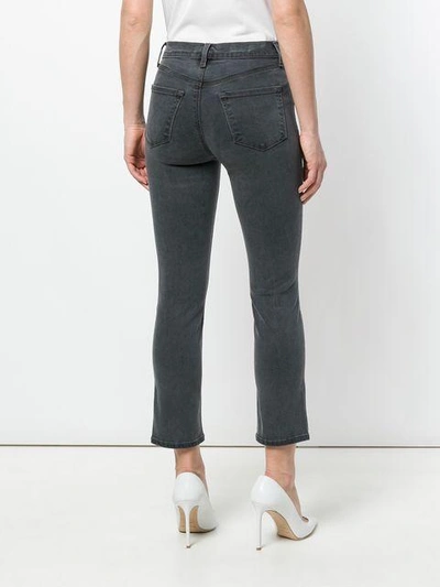 Shop J Brand Cropped Skinny Fit Jeans In Grey