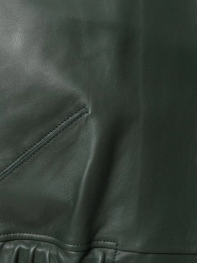 Shop Inès & Maréchal Cropped Jacket - Green