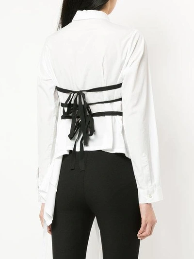 Shop Ann Demeulemeester Layer Waist Belt - Black