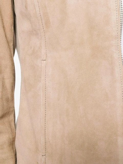 Shop Arma Front Zip Jacket In Neutrals