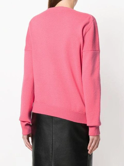 Shop Calvin Klein 205w39nyc Designer Casual Sweater In Pink
