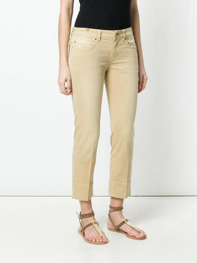Shop Notify Cropped Jeans - Brown