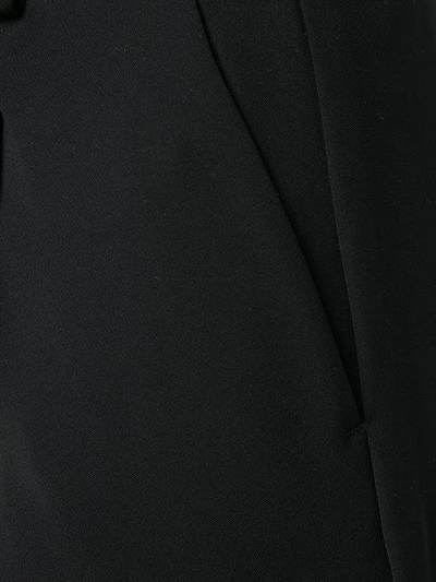 Shop Michael Michael Kors Cropped Culotte Trousers In Black