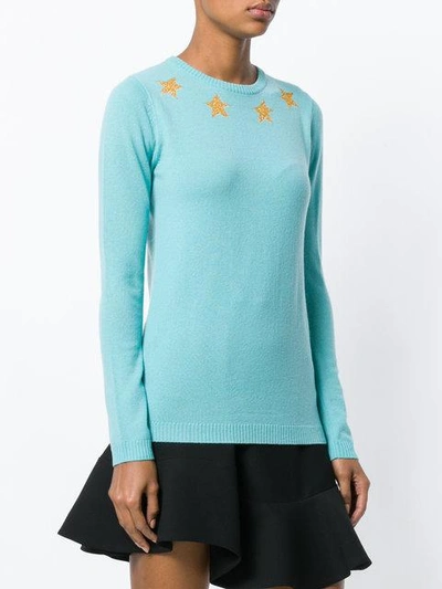 Shop Bella Freud Star Spangled Sweater - Blue