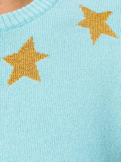 Shop Bella Freud Star Spangled Sweater - Blue