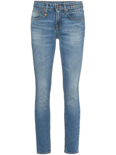 Shop R13 Alison Skinny Stretch Jeans In Jasper Stretch