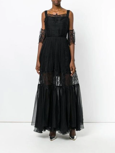 Shop Maria Lucia Hohan Dafne Dress In Black