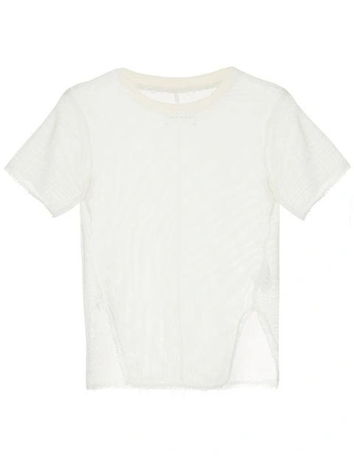 Shop Song For The Mute Front Split T-shirt - White