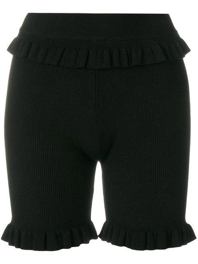 Shop Kenzo Ribbed Knit Shorts