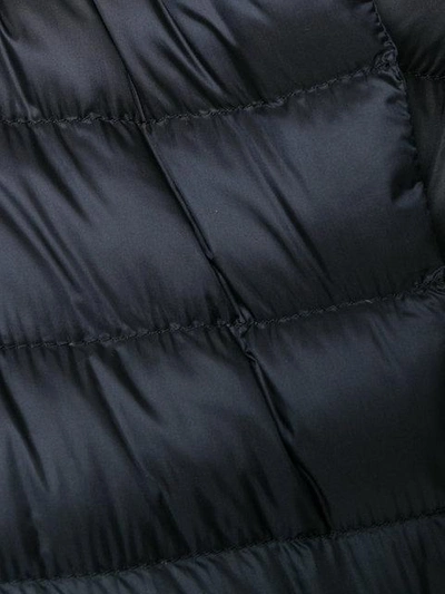 Shop Moncler Fitted Padded Jacket In Black