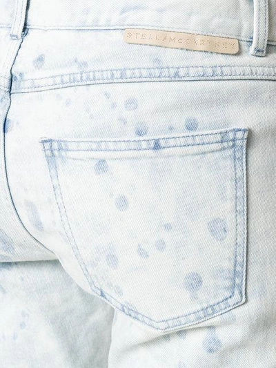 Shop Stella Mccartney Bleached Jeans In Blue