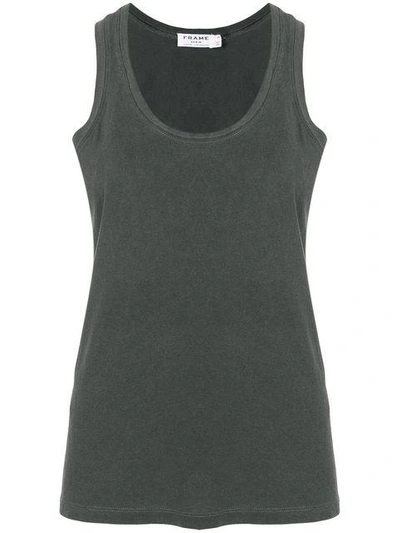 Shop Frame Washed Out Tank Top In Black