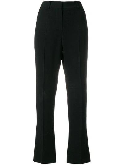 Shop Givenchy High Waisted Tailored Trousers In Black