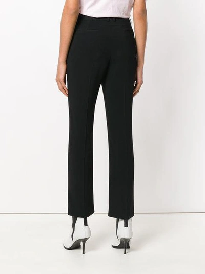 high waisted tailored trousers