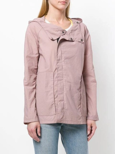 Shop Ecoalf Hooded Jacket - Pink