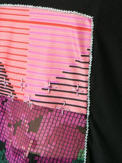 Amir Slama Panels Beaded Blouse In Black