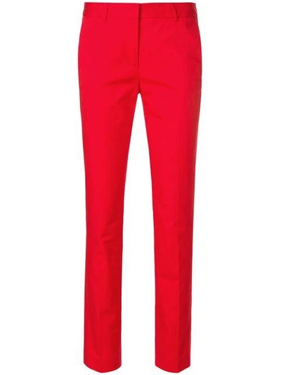 Shop Alberto Biani Tailored Trousers In Red